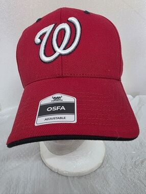 Washington Nationals Snapback Hat Cap Fan Favorite Mens Red Baseball NWT